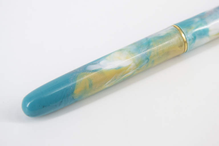 Hugo Boss Füllfederhalter Step Blue – Matt Nachtblau, Dunkelchrome Zierteile, Aluminium/Messing